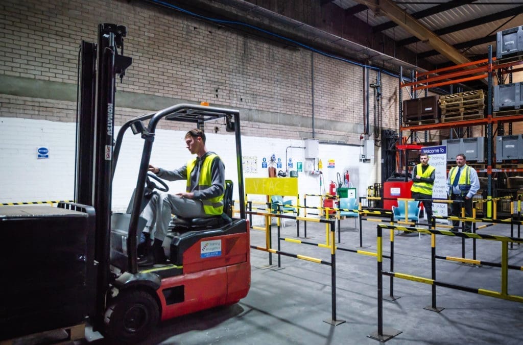 Premises Based Reach Forklift Training from Training 4 Logistics